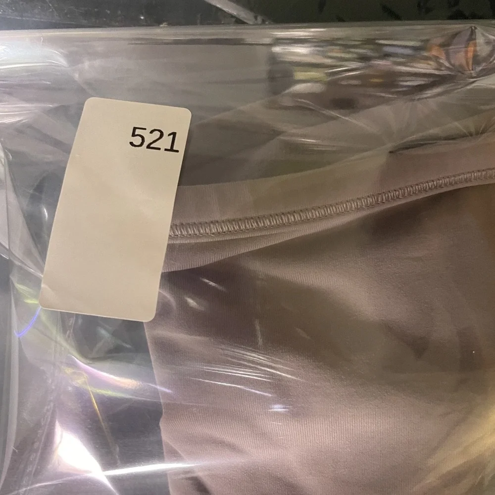 Lululemon Free To Be Sports Bra Womens 8 Purple Ribbed Yoga Crisscross Straps - Picture 8 of 8